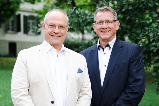 Dr. Christoph B. Egger, Präsident des Verwaltungsrats und Josef Müller, CEO