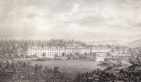 Irrenanstalt Waldau um 1860