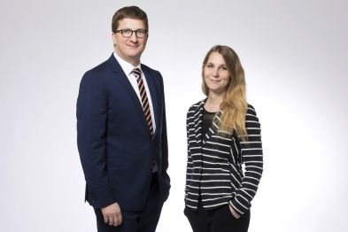 Prof. Dr. med. Sebastian Walther und Dr. med. Katharina Stegmayer