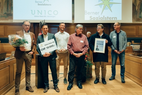 Unico Data gewinnt Berner Sozialstern 2021