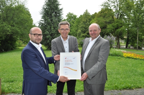 Zertifikatsübergabe EFQM