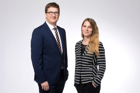 Prof. Dr. med. Sebastian Walther und Dr. med. Katharina Stegmayer